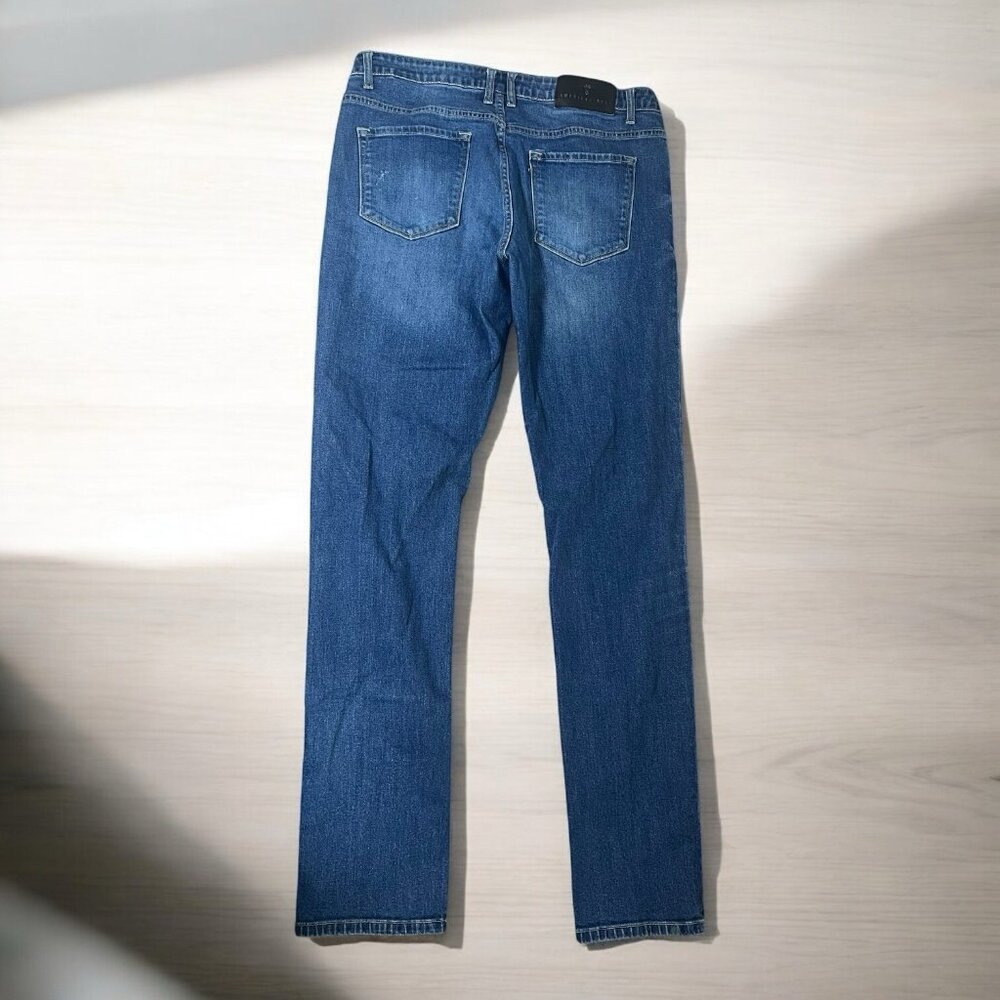 Men's Straight Jeans in Blue - Picture 3 of 6